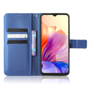 For Blackview OSCAL C80 Diamond Texture Leather Phone Case(Blue)