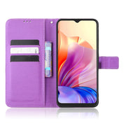 For Blackview OSCAL C80 Diamond Texture Leather Phone Case(Purple)