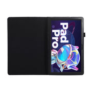 For Lenovo Tab P11 Pro Gen 2 Litchi Texture Leather Tablet Case with Holder(Black)