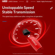 ORICO USB Solid State Flash Drive, Read: 520MB/s, Write: 450MB/s, Memory:1TB, Port:USB-A(Black)