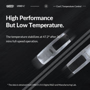 ORICO USB Solid State Flash Drive, Read: 520MB/s, Write: 450MB/s, Memory:512GB, Port:USB-A(Silver)