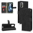 For Blackview BV7100 Skin Feel Magnetic Flip Leather Phone Case(Black) - More Brand by PMC TechLife | Online Shopping South Africa | PMC TechLife
