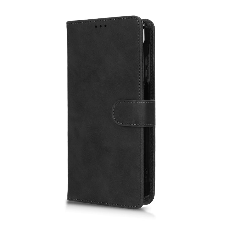 For Blackview BV7100 Skin Feel Magnetic Flip Leather Phone Case(Black)