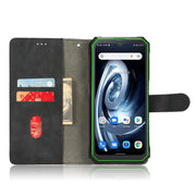 For Blackview BV7100 Skin Feel Magnetic Flip Leather Phone Case(Black)
