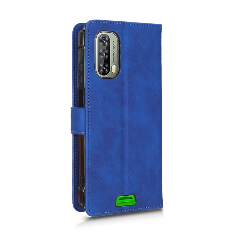 For Blackview BV7100 Skin Feel Magnetic Flip Leather Phone Case(Blue)