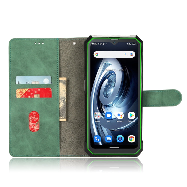 For Blackview BV7100 Skin Feel Magnetic Flip Leather Phone Case(Green)