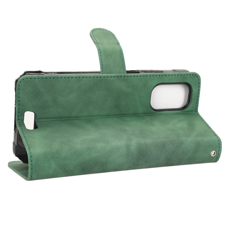 For Blackview BV7100 Skin Feel Magnetic Flip Leather Phone Case(Green)
