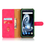 For Blackview BV7100 Skin Feel Magnetic Flip Leather Phone Case(Rose Red)