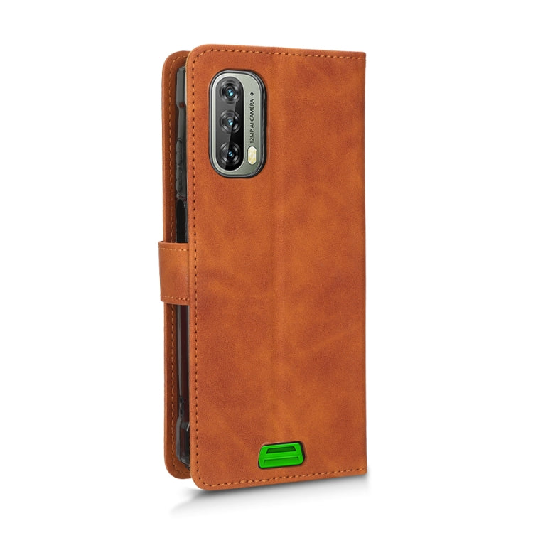 For Blackview BV7100 Skin Feel Magnetic Flip Leather Phone Case(Brown)
