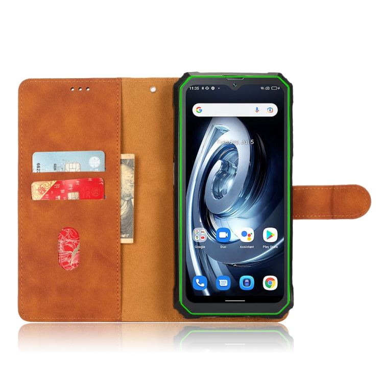 For Blackview BV7100 Skin Feel Magnetic Flip Leather Phone Case(Brown)