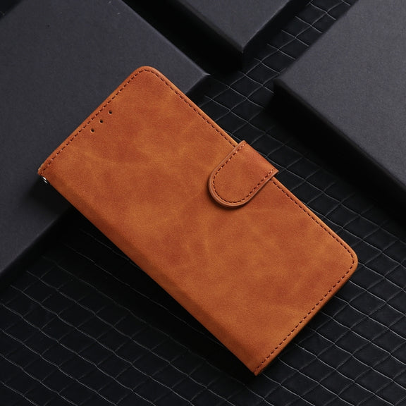 For Blackview BV7100 Skin Feel Magnetic Flip Leather Phone Case(Brown)