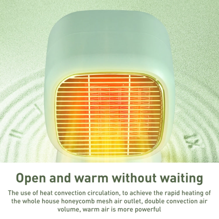 PTC Desktop Hand Warmer Foot Warmer with Timer Function(Sky Blue)