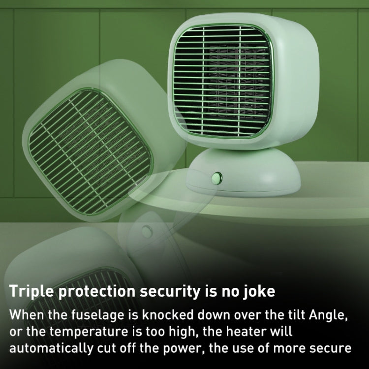 PTC Desktop Hand Warmer Foot Warmer with Timer Function(Sky Blue)