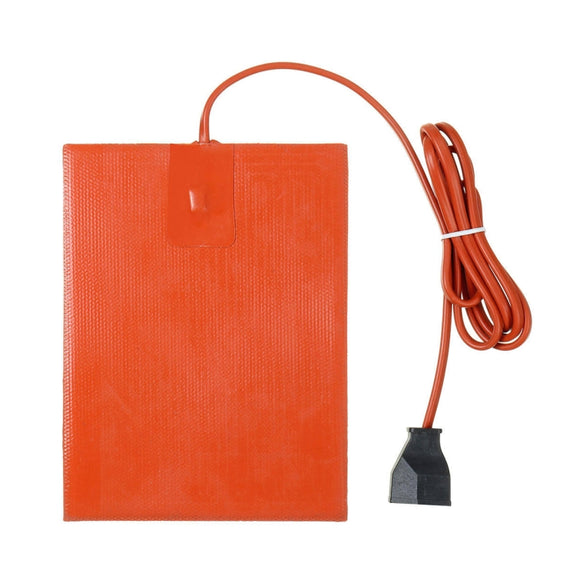 9 x 13cm Car Engine Oil Pan Sump Tank Heater Pad, Plug Type:US Plug