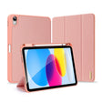 For iPad 2025 / 2022 DUX DUCIS Domo Series Magnetic Flip Leather Tablet Case(Pink) - iPad 2025 / 2022 Cases by DUX DUCIS | Online Shopping South Africa | PMC TechLife | Buy Now Pay Later Mobicred
