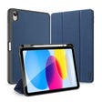 For iPad 2025 / 2022 DUX DUCIS Domo Series Magnetic Flip Leather Tablet Case(Blue) - iPad 2025 / 2022 Cases by DUX DUCIS | Online Shopping South Africa | PMC TechLife | Buy Now Pay Later Mobicred