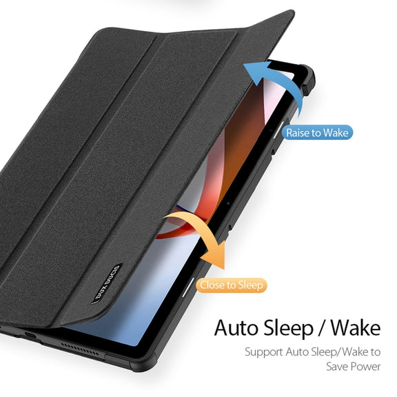 For Xiaomi Redmi Pad 10.61 DUX DUCIS Domo Series Magnetic Flip Leather Tablet Case(Black)