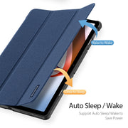For Xiaomi Redmi Pad 10.61 DUX DUCIS Domo Series Magnetic Flip Leather Tablet Case(Blue)