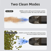 F35 15000Pa Cordless Handheld Car Vacuum Cleaner(Black)