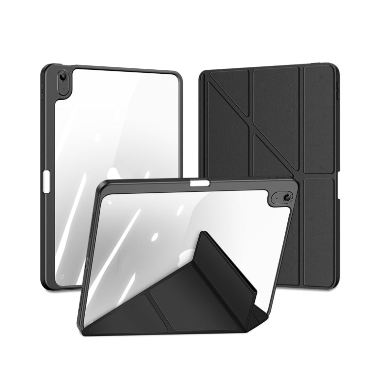 For iPad 2025 / 2022 DUX DUCIS Magi Series Smart Leather Tablet Case(Black)