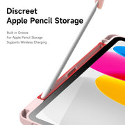 For iPad 2025 / 2022 DUX DUCIS Magi Series Smart Leather Tablet Case(Pink)