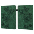 For Lenovo Tab M10 3rd Gen Embossed Butterfly Pattern Leather Tablet Case(Green) - Lenovo by PMC TechLife | Online Shopping South Africa | PMC TechLife | Buy Now Pay Later Mobicred