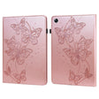 For OPPO Pad Air 2022 Embossed Butterfly Pattern Leather Tablet Case(Pink) - OPPO by PMC TechLife | Online Shopping South Africa | PMC TechLife | Buy Now Pay Later Mobicred