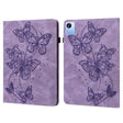 For Realme Pad X Embossed Butterfly Pattern Leather Tablet Case(Purple) - Realme by PMC TechLife | Online Shopping South Africa | PMC TechLife | Buy Now Pay Later Mobicred