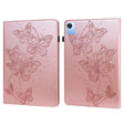 For Realme Pad X Embossed Butterfly Pattern Leather Tablet Case(Pink) - Realme by PMC TechLife | Online Shopping South Africa | PMC TechLife | Buy Now Pay Later Mobicred