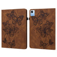 For Realme Pad X Embossed Butterfly Pattern Leather Tablet Case(Brown) - Realme by PMC TechLife | Online Shopping South Africa | PMC TechLife | Buy Now Pay Later Mobicred