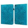 For Lenovo Tab M10 3rd Gen Lace Flower Embossing Pattern Leather Tablet Case(Blue) - Lenovo by PMC TechLife | Online Shopping South Africa | PMC TechLife | Buy Now Pay Later Mobicred