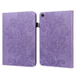 For Lenovo Tab M10 3rd Gen Lace Flower Embossing Pattern Leather Tablet Case(Purple) - Lenovo by PMC TechLife | Online Shopping South Africa | PMC TechLife | Buy Now Pay Later Mobicred
