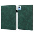 For Realme Pad X Lace Flower Embossing Pattern Leather Tablet Case(Green) - Realme by PMC TechLife | Online Shopping South Africa | PMC TechLife | Buy Now Pay Later Mobicred