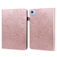 For Realme Pad X Lace Flower Embossing Pattern Leather Tablet Case(Pink) - Realme by PMC TechLife | Online Shopping South Africa | PMC TechLife | Buy Now Pay Later Mobicred