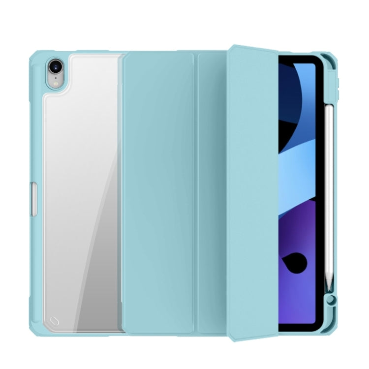 For iPad 2025 / 2022 Mutural Pinyue Series Smart Leather Tablet Case(Sky Blue)