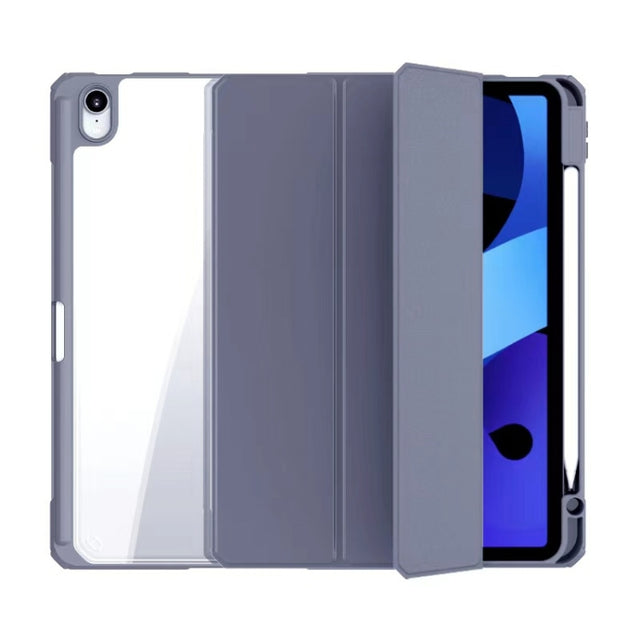 For iPad 2025 / 2022 Mutural Pinyue Series Smart Leather Tablet Case(Purple)