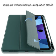 For iPad 2025 / 2022 Mutural Pinyue Series Smart Leather Tablet Case(Blue)