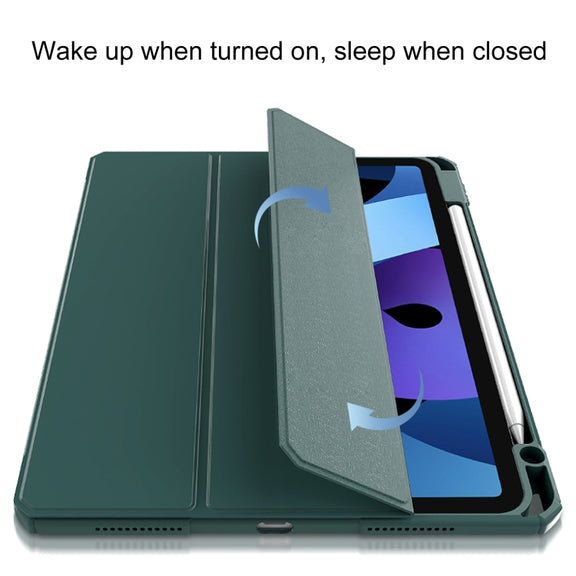For iPad 2025 / 2022 Mutural Pinyue Series Smart Leather Tablet Case(Blue)
