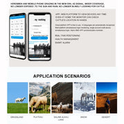 RF-V24 2G Solar GPS Tracking Locator Livestock Tracker with 2G Memory