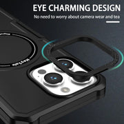 For iPhone 11 MagSafe Shockproof Armor Phone Case(Black)