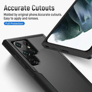 For Samsung Galaxy S23 Ultra 5G Pioneer Armor PC + TPU Phone Case(Black)