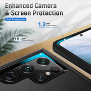 For Samsung Galaxy S23 Ultra 5G Pioneer Armor PC + TPU Phone Case(Black)