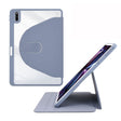 For Huawei MatePad 11 2021 Acrylic 360 Degree Rotation Holder Tablet Leather Case(Purple) - Huawei by PMC TechLife | Online Shopping South Africa | PMC TechLife | Buy Now Pay Later Mobicred