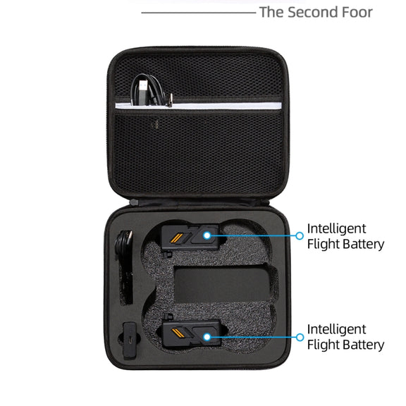 For DJI Avata Drone Body Square Shockproof Hard Case Carrying Storage Bag, Size: 28 x 23 x 10cm(Black + Red Liner)