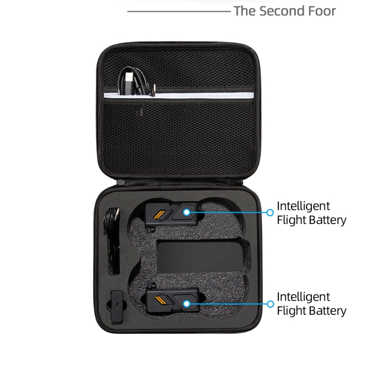 For DJI Avata Drone Body Square Shockproof Hard Case Carrying Storage Bag, Size: 28 x 23 x 10cm(Black + Red Liner)