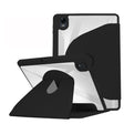 For OPPO Pad 11 2022 Acrylic 360 Degree Rotation Holder Tablet Leather Case(Black) - OPPO by PMC TechLife | Online Shopping South Africa | PMC TechLife | Buy Now Pay Later Mobicred