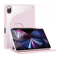 For Honor Tablet V7 Pro Acrylic 360 Degree Rotation Holder Tablet Leather Case(Baby Pink) - Honor by PMC TechLife | Online Shopping South Africa | PMC TechLife | Buy Now Pay Later Mobicred