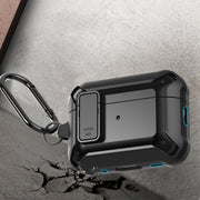 For AirPods Pro 2 Bumblebee Wireless Earphones Silicone Case with Switch & Lanyard Hole(Black Yellow)