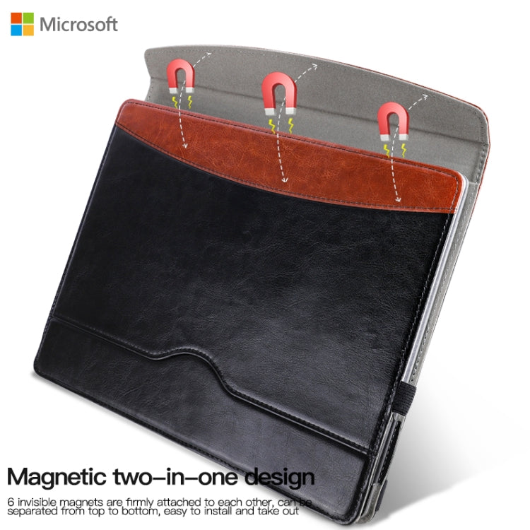 For Microsoft Surface Laptop 1 / 2 / 3 / 4 Universal 13.5 inch Laptop Anti-drop Protective Case(Black)
