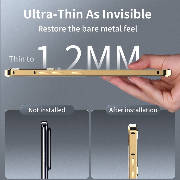For Google Pixel 8a MagSafe Magnetic Frosted Metal Phone Case(Gold)